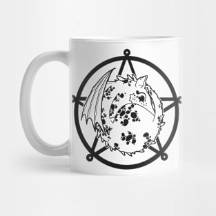 Dragon's pentagram Mug